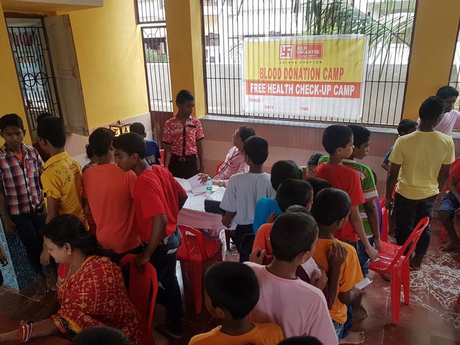 Free Health Check up and Blood Donation camp