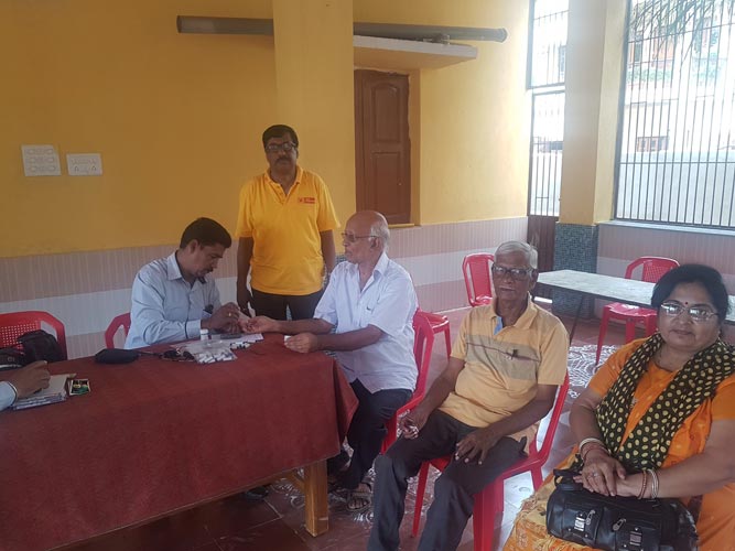 Free Health Check up and Blood Donation camp